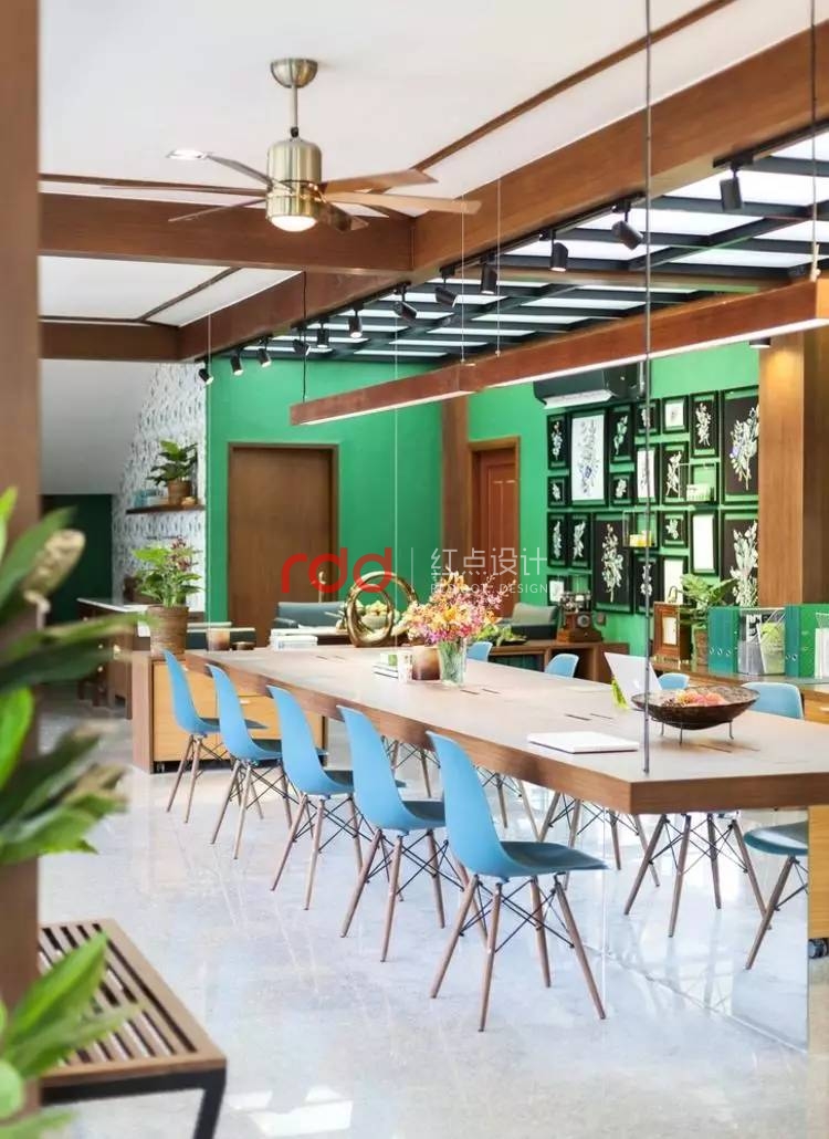 辦公室設計因為顏色、質地和綠植而顯得格外清涼-7.jpg 辦公室設計因為顏色、質地和綠植而顯得格外清涼-7.jpg