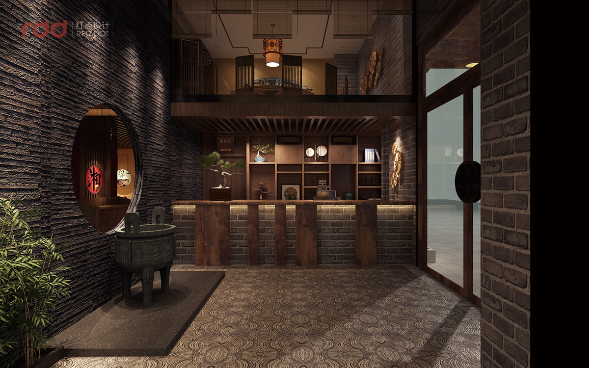 龍歸湘菜館入口處 龍歸湘菜館入口處