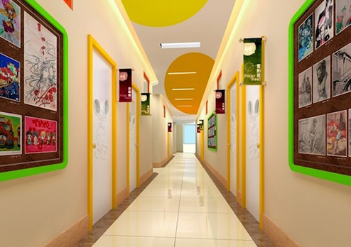 昂立培訓(xùn)中心教育空間裝修設(shè)計(jì)