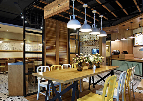 麥甜主題甜品店裝修設計（實景）