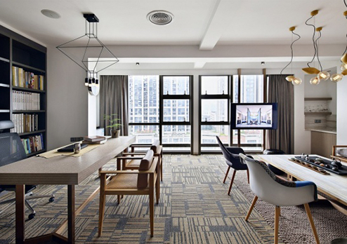 逸生金融公司辦公室裝修設計