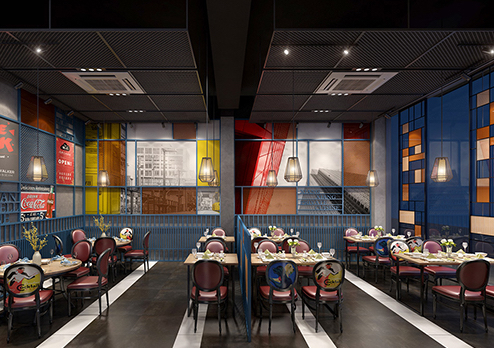 湘香私房菜餐廳-飯店設(shè)計(jì)裝修